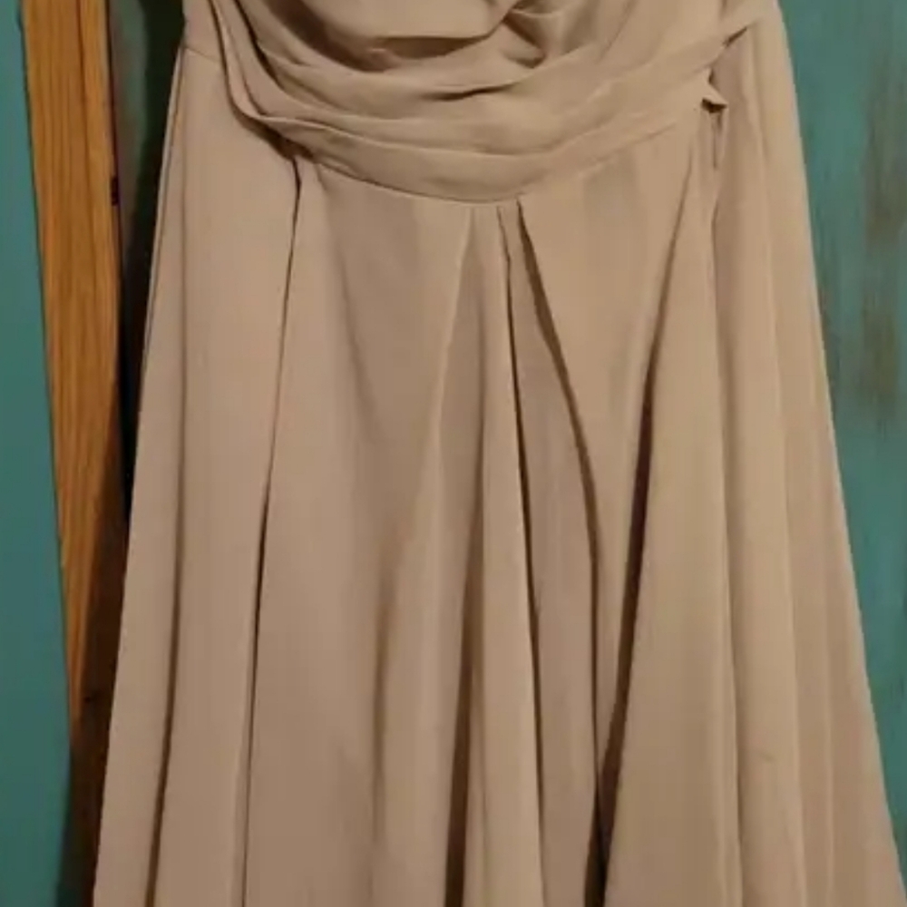 Tan dresses Size 4 & 16 worn 1 time